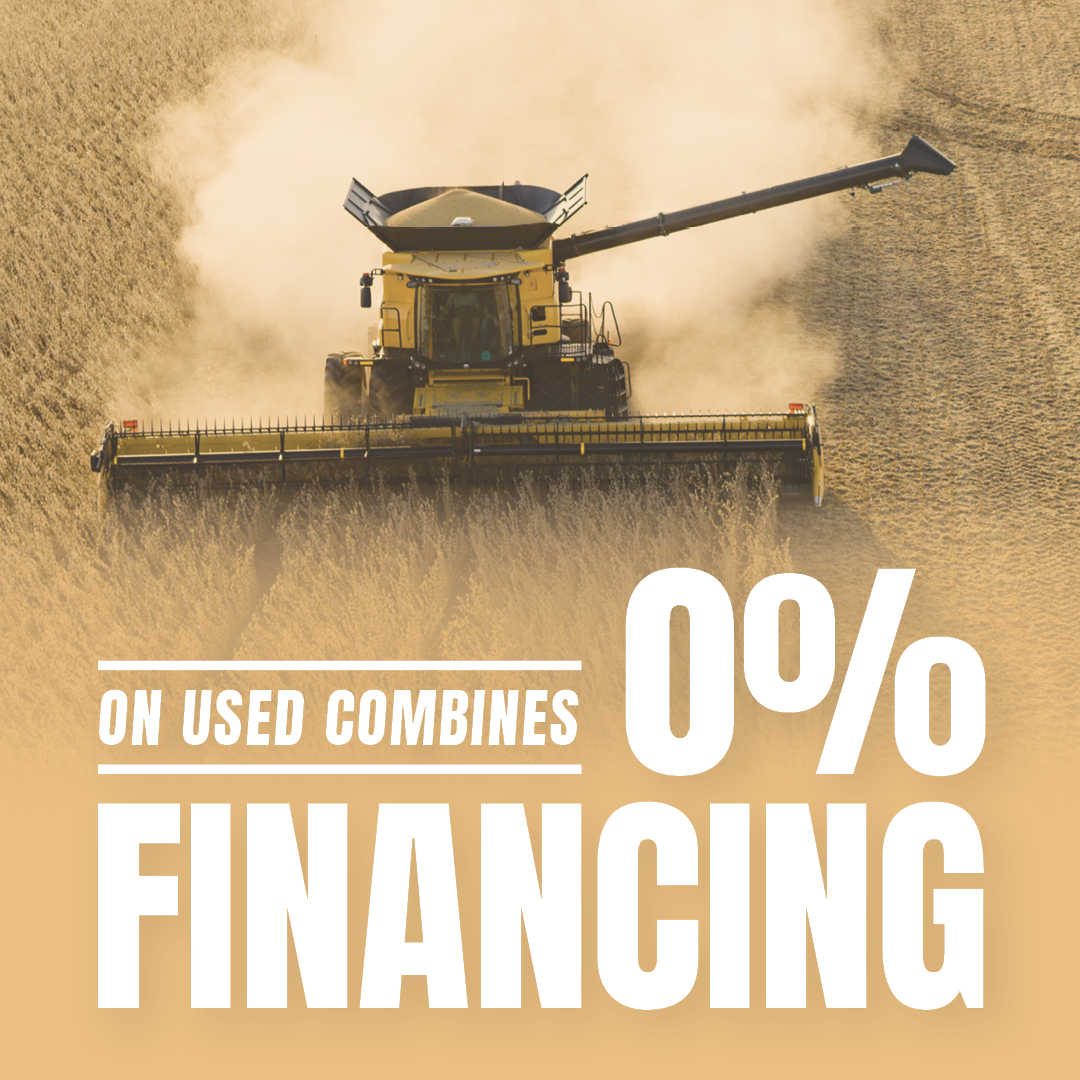 0% Financing on Used Combines at E.Bourassa & Sons